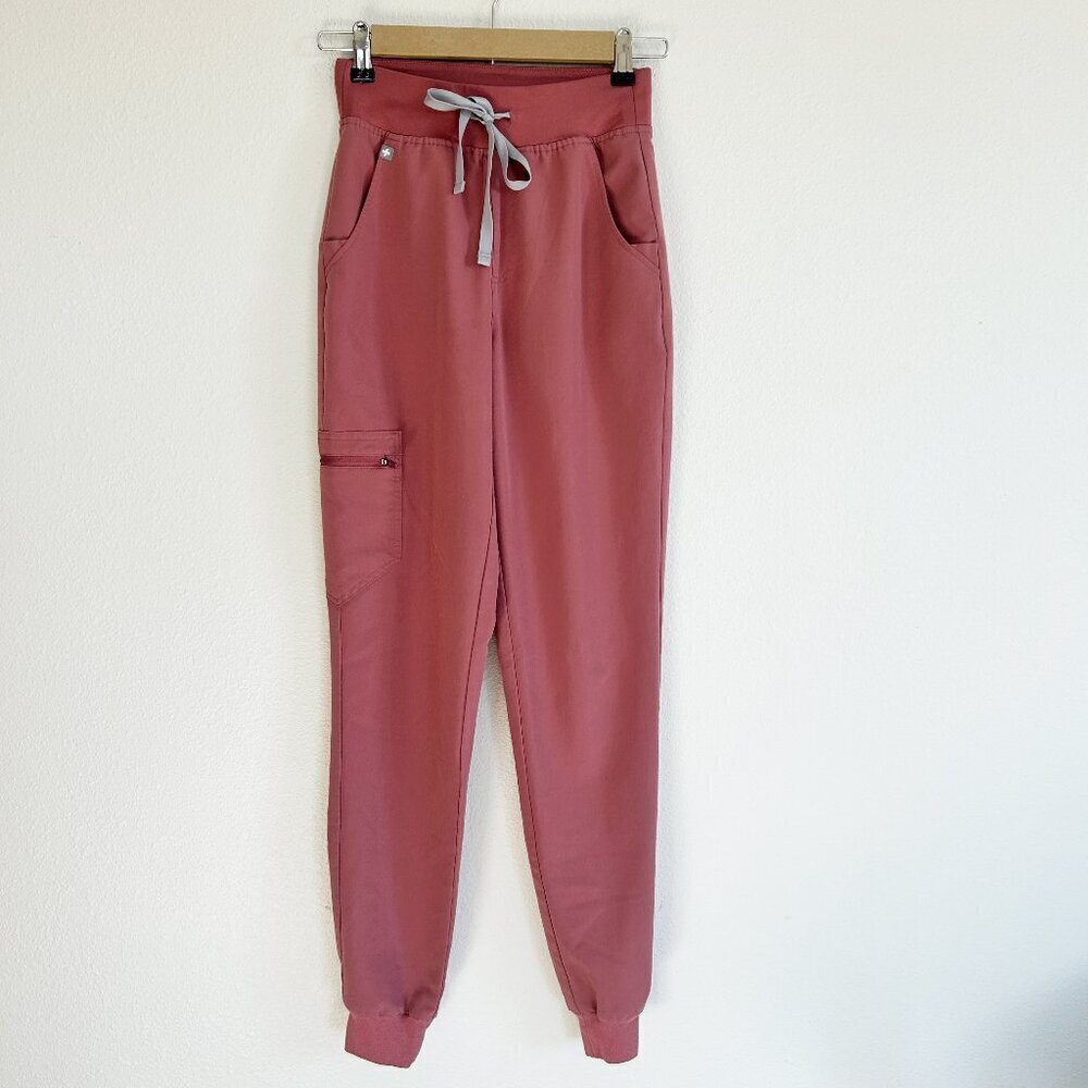 Figs Scrub Pants Pink Zamora Jogger Technical Collection Nursing